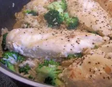 20 Minute Chicken & Rice With Broccoli K