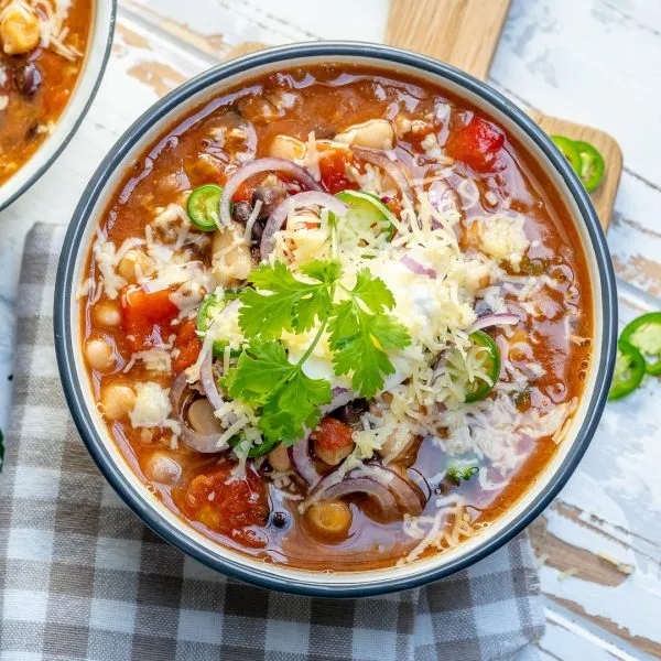 3-Bean Turkey Chili Slow Cooker Or Instant Pot