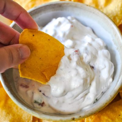 3 Ingredient Chip Dip