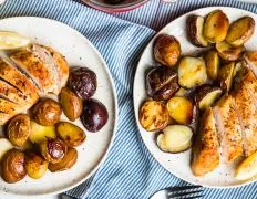 30-Minute Garlic Chicken With Potatoes