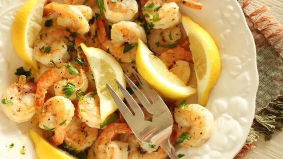 4 Minute Spicy Garlic Shrimp
