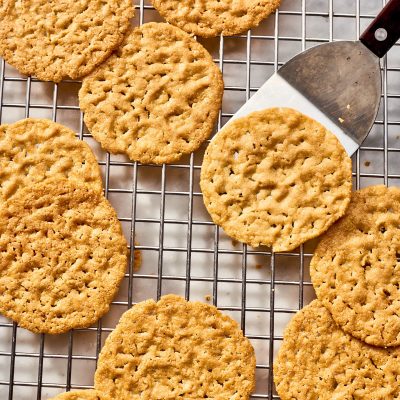 4-Ingredient Crispy Lace Cookies - Quick & Effortless Recipe