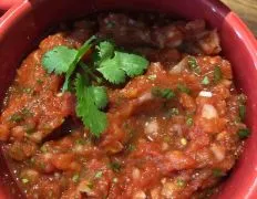 5 Minute Tomato Salsa