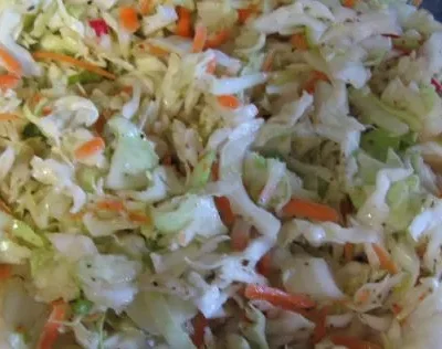 7 Day Coleslaw Lite Eating