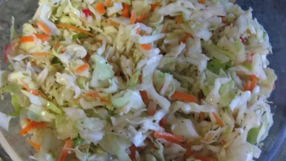 7 Day Coleslaw Lite Eating