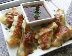 A.1. Pot Stickers With Chili Pineapple