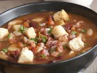Acorn Squash, Pear And Azuki Soup With