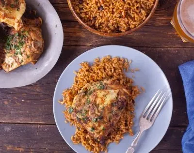 African Style Grilled Peanut Butter Chicken