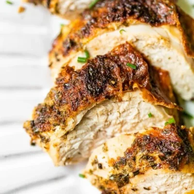 Air Fryer Herbed Buttermilk Roast Chicken Breast