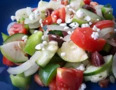 Albanian Tomato Cucumber Salad