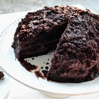 All Chocolate Blackout Cake From Ebingers