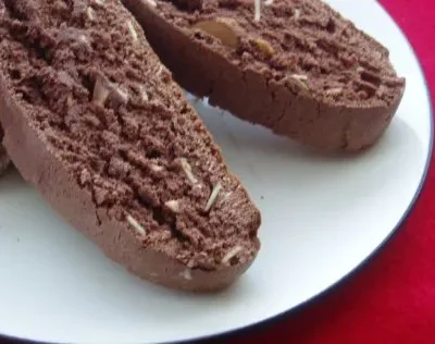 Almond Chocolate Biscotti