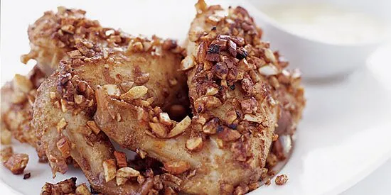 Almond Crusted Catalan Chicken