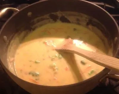 Amazing Broccoli Cheese Soup With Ham