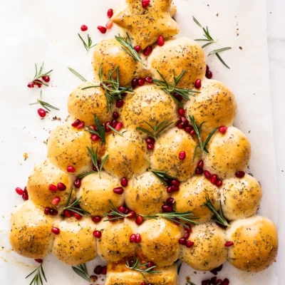 Antipasto Cheese Ball Christmas Tree