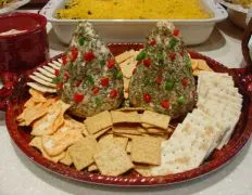 Appetizer Cheese Trees Or Snowmen