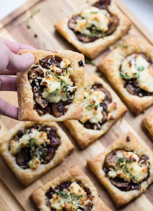 Appetizer Onion Mushroom Tarts