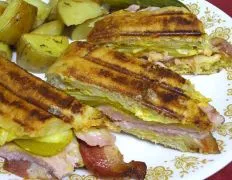Appetizer-size grilled pork and cheese sandwiches you just have to taste to believe Great for snacking anytime