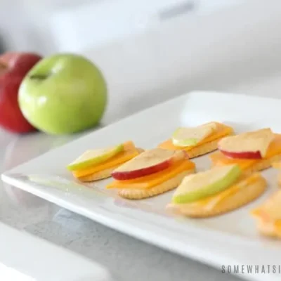 Apple And Cheese Snack