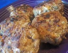 Apple And Scallion Sausage Patties