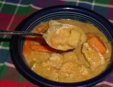 Apple Curry Chicken And Vegetable Stew With A Tangy Twist