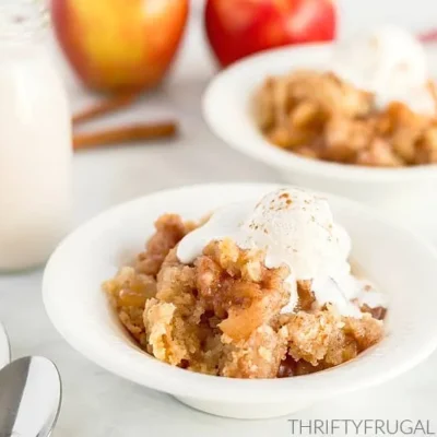 Apple Dump Cake No Cake Mix Needed