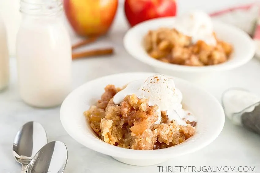 Apple Dump Cake No Cake Mix Needed