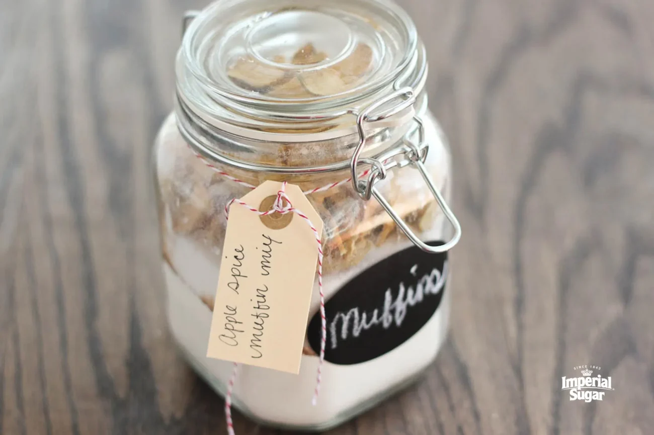 Apple Muffins Gift Mix In A Jar