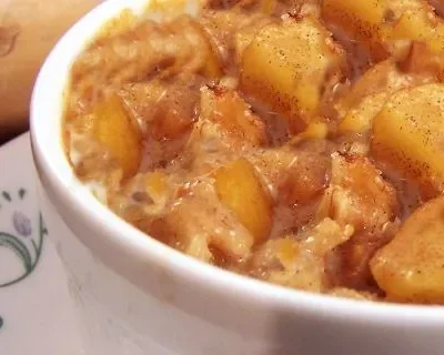 Apple N Oats Breakfast Pudding