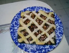 Apple Raspberry Lattice Cake