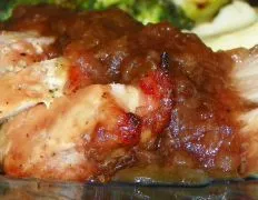 Applesauce Topped Pork Loin Roast