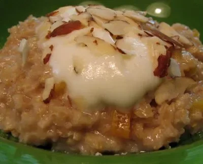 Apricot Almond Oatmeal