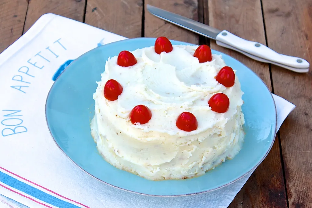 April Fools Day Meatloaf Cake
