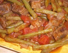 Arabic Green Beans With Beef