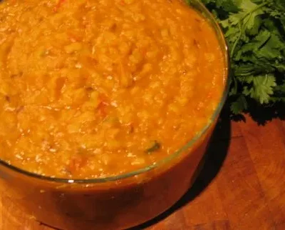 Aromatic Spiced Lentil Dahl With Caramelized Onions