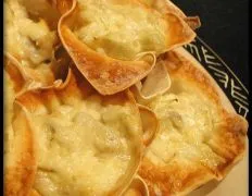 Artichoke Wonton Cups