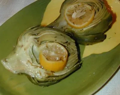 Artichokes Roasted