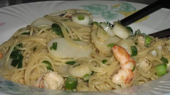 Asian Shrimp And Pasta