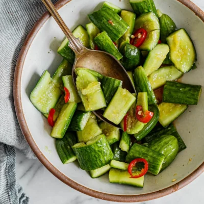 Asian Style Cucumber Salad