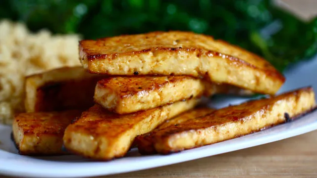 Asian Style Savory Baked Tofu