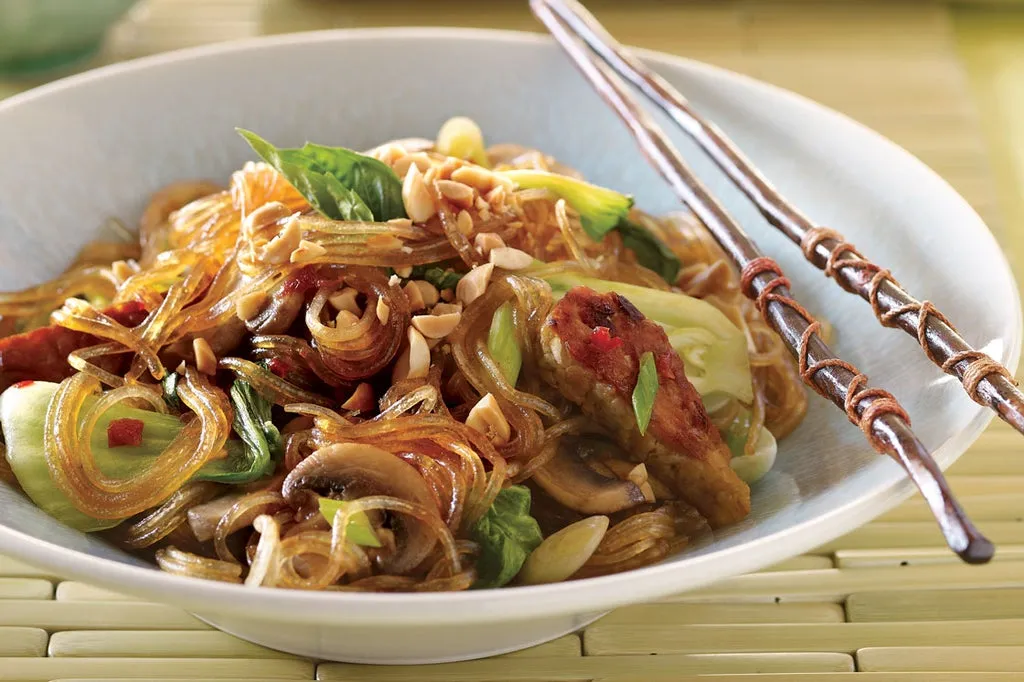 Asian Veggie Glass Noodles