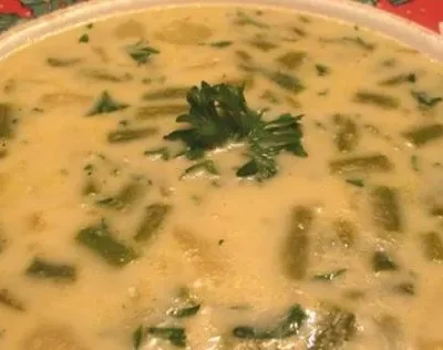 Asparagus And Wild Rice Soup