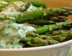 Asparagus With Creamy Sesame Dressing