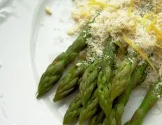Asparagus With Lemon Butter Crumbs