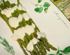 Asparagus With Mustard Dill Sauce