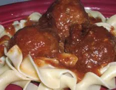 Aunt Jennys Slow Cooker Meatballs