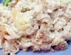 Aunt Woofies Meat N Rice Casserole