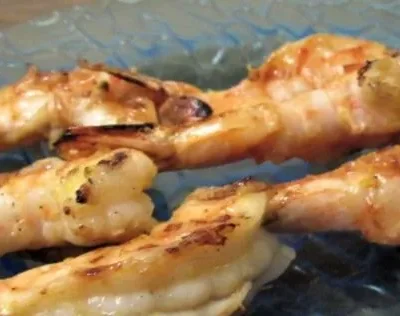 Aussie Shrimp On The Barbie With Orange Ginger