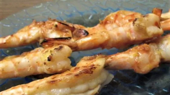 Aussie Shrimp On The Barbie With Orange Ginger