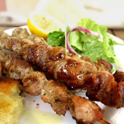 Authentic Greek Souvlaki Skewers Recipe